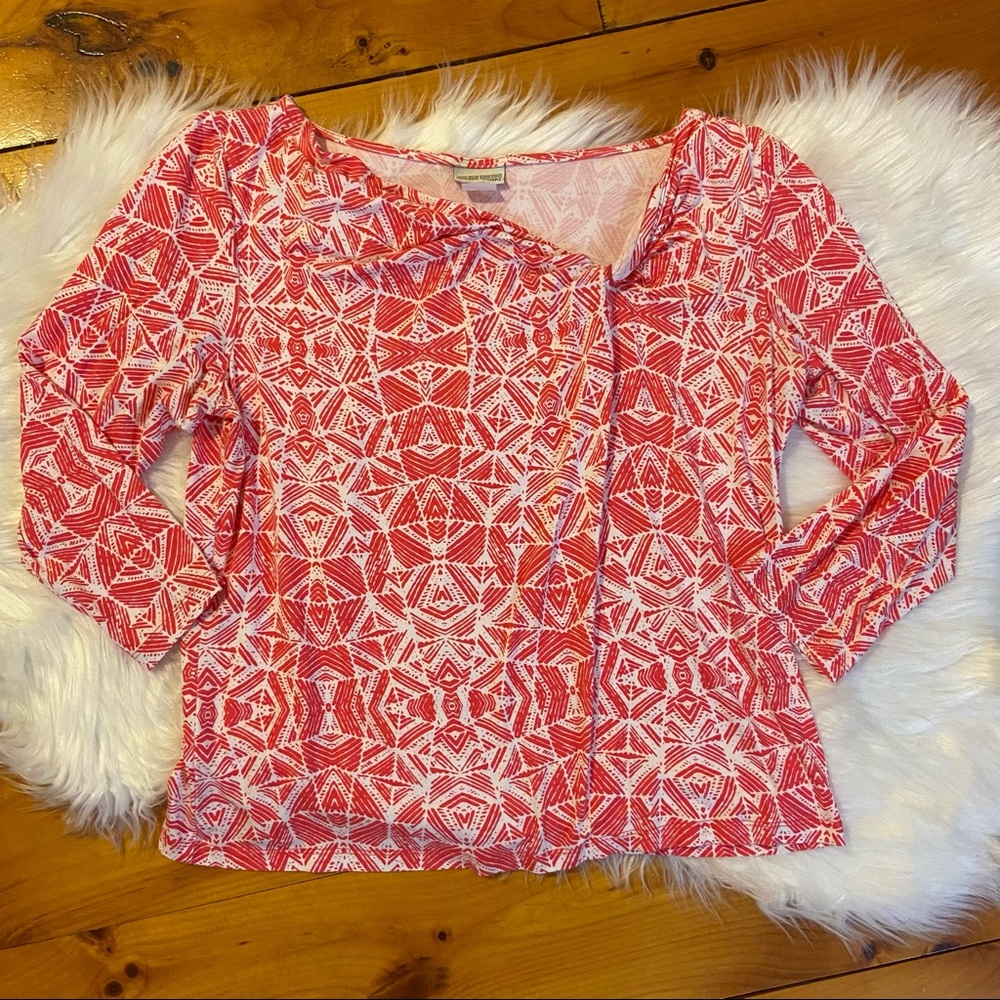 Pink Patterned Top
